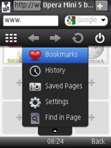 Opera mini 5 settings