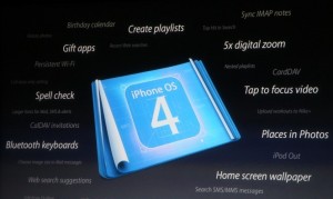 iPhone OS 4.0 features