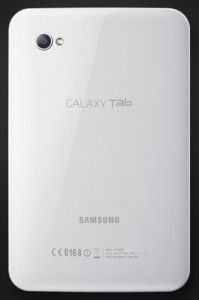 Samsung Galaxy Tab photos back