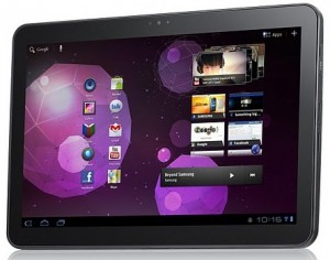 Samsung Galaxy Tab 10.1 photo front