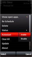 SMS timer for Nokia 5800 and N97 
