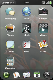 Palm web OS features