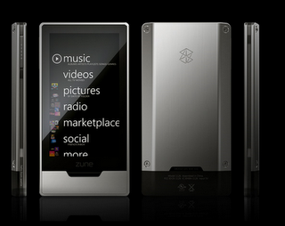 Zune HD portable music player