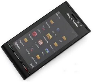 Sony Ericsson Satio front view